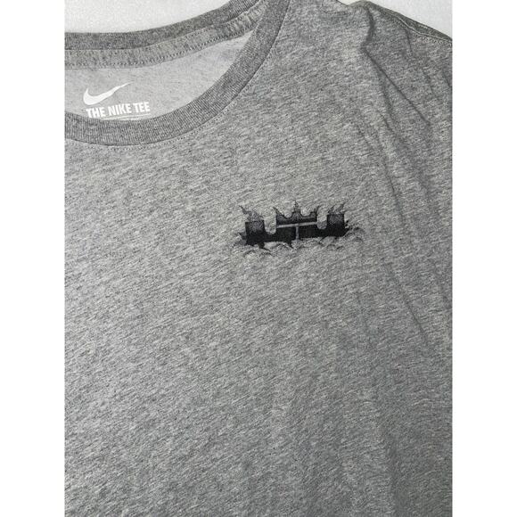 Vintage Nike Witness‎ T-Shirt LeBron James Gray Mens Size XXL Dri-Fit RARE - Picture 4 of 5